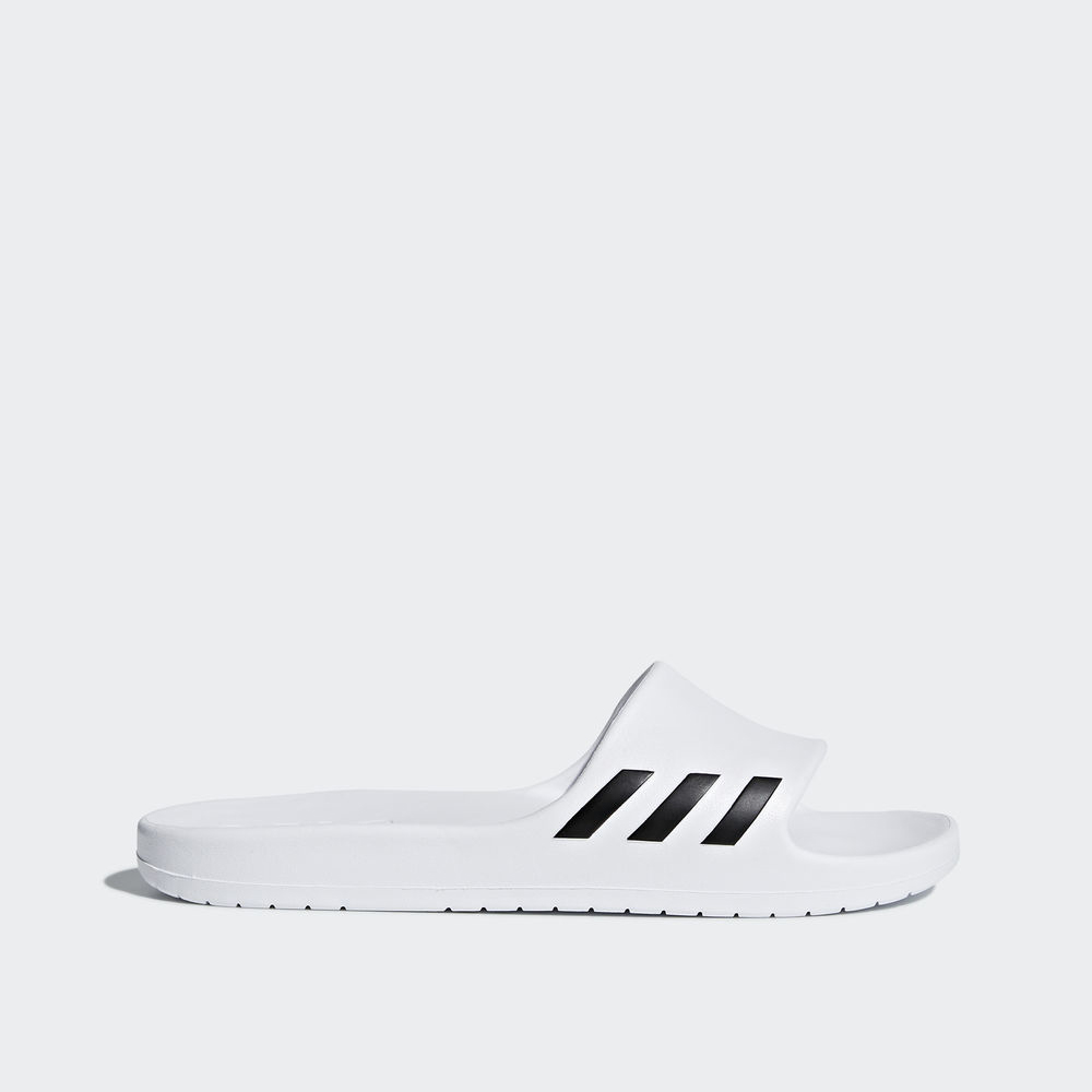 Adidas Aqualette Slides - παντοφλες γυναικεια - Ασπρα/Μαυρα/Ασπρα,Μέγεθος: EU 36 – 54 2/3 (691KQNVJ)